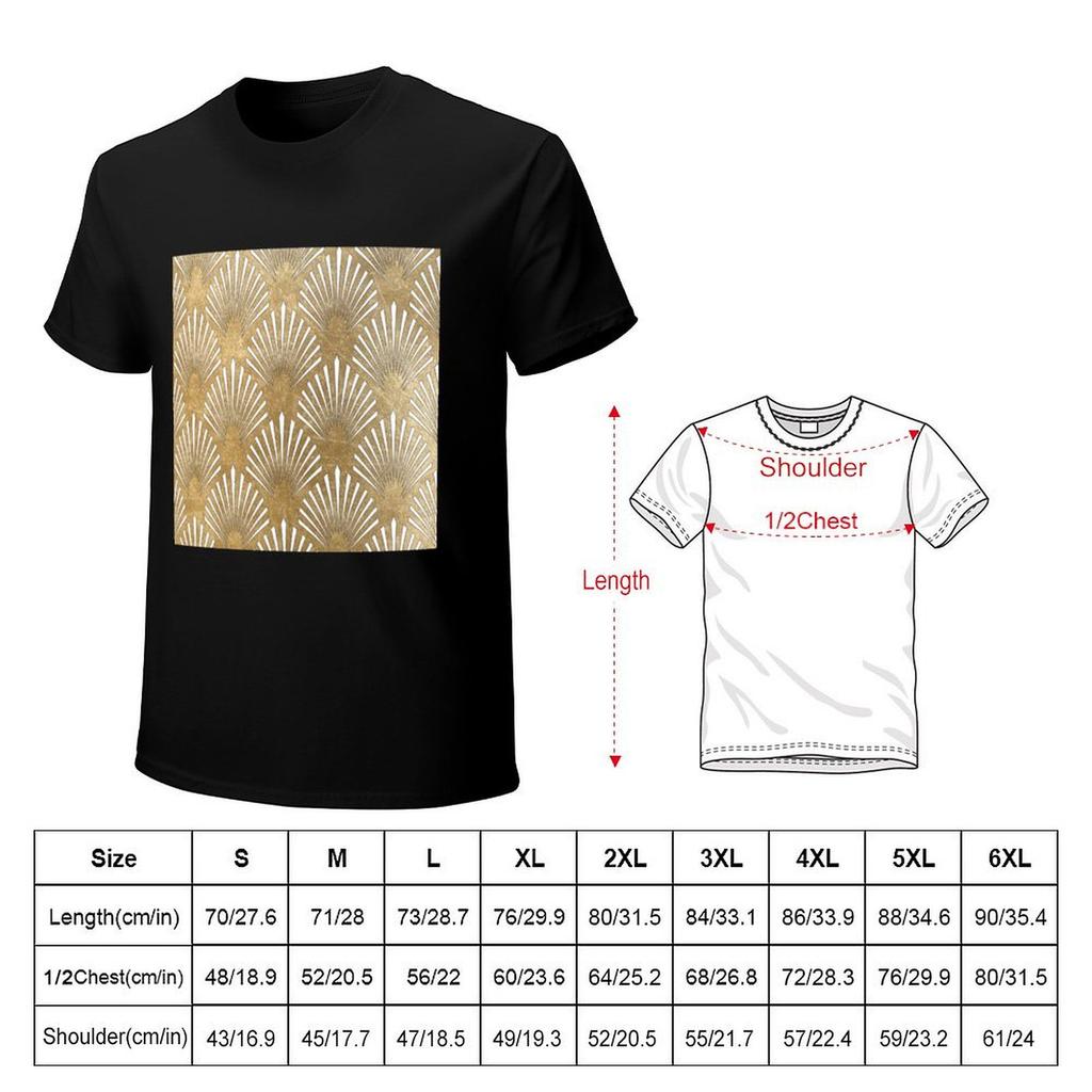 Art Deco design  luxury fans TShirt anime figures gifts for boyfriend designer shirts vintage anime shirt funny t shirts men