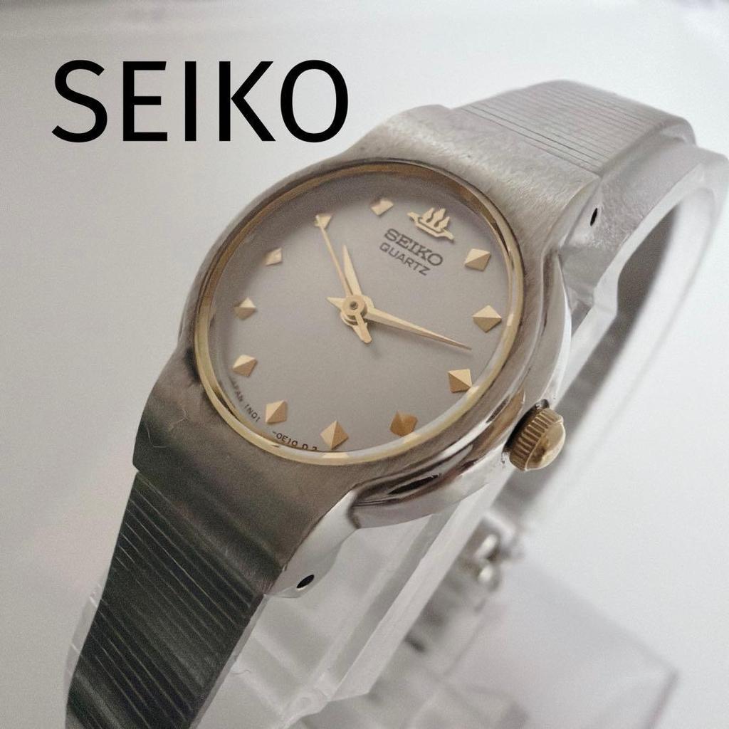 Used Working Condition, SEIKO QUARTZ Ladies Watch, Silver, Battery Replaced