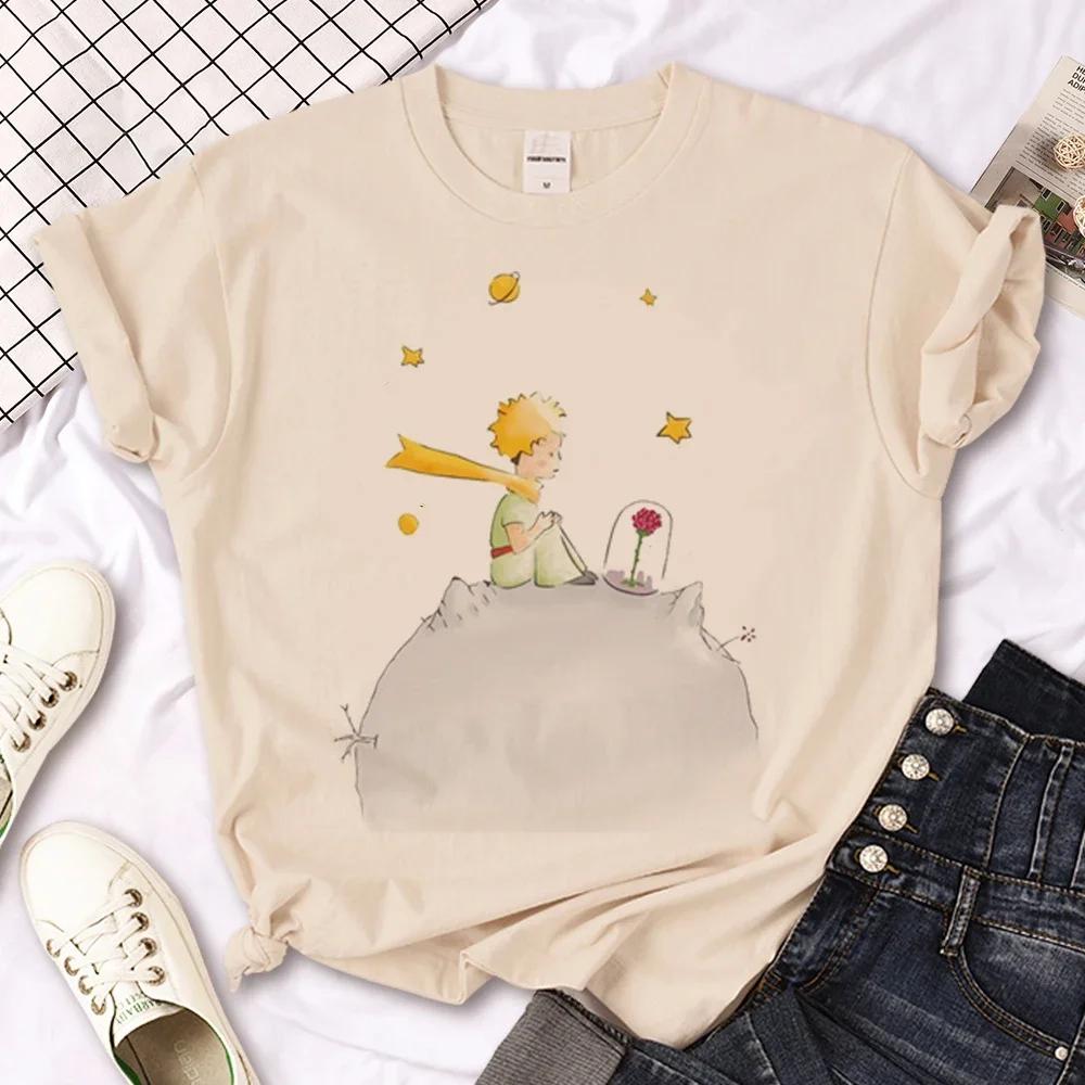 Little Prince T-shirt Women's Summer T-shirt Women's Casual Loose Designer Pattern Clothing