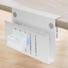 Desk Side Storage Organizer with Pen Holder Under Desk Laptop Holder Laptop Desk Mount for Office Supplies & Studio Essentials