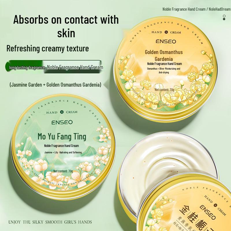 ENSEO Noble Fragrance Hand Cream Set - Hydrating, Nourishing, and Refreshing Anti-Cracking Care.