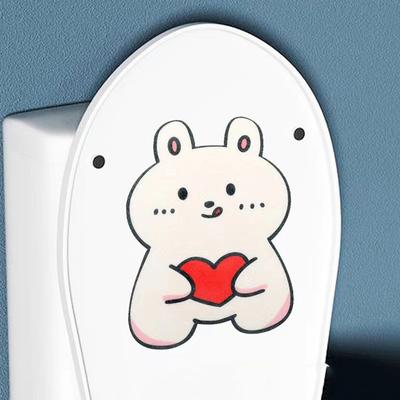 Toiletten-Desodorierungsaufkleber, Cartoon-Filz-Toiletten-Desodorierungs-Selbstaufkleber, Badezimmer-Toiletten-Duft-Klebeaufkleber