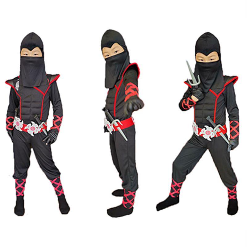Stunning Ninjago Cosplay Costume For Kids Boys Assassin Carnival Party Fun
