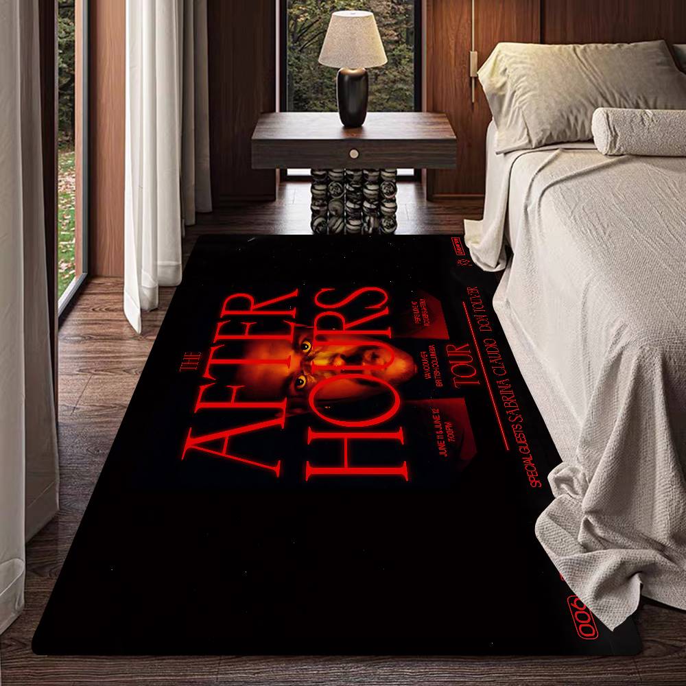 

Rapper The Weeknd XO Room Mats Washable Non-Slip Living Room Sofa Chairs Area Mat Kitchen Alfombra 50x80cm