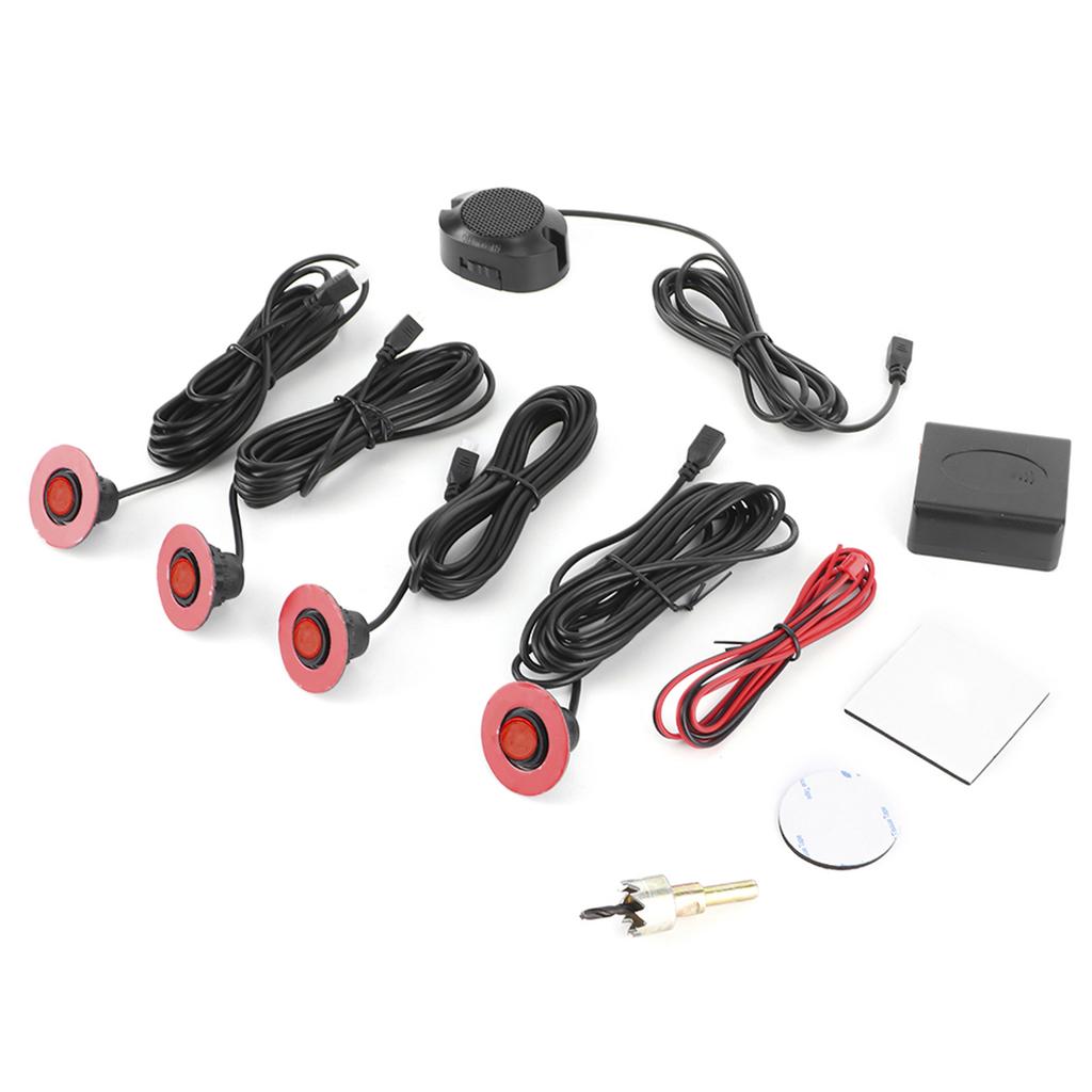 16.5mm Car BuiltIn Backup Radar Sensor Reversing Assistance with Audio Buzzer Auxiliary Kit
