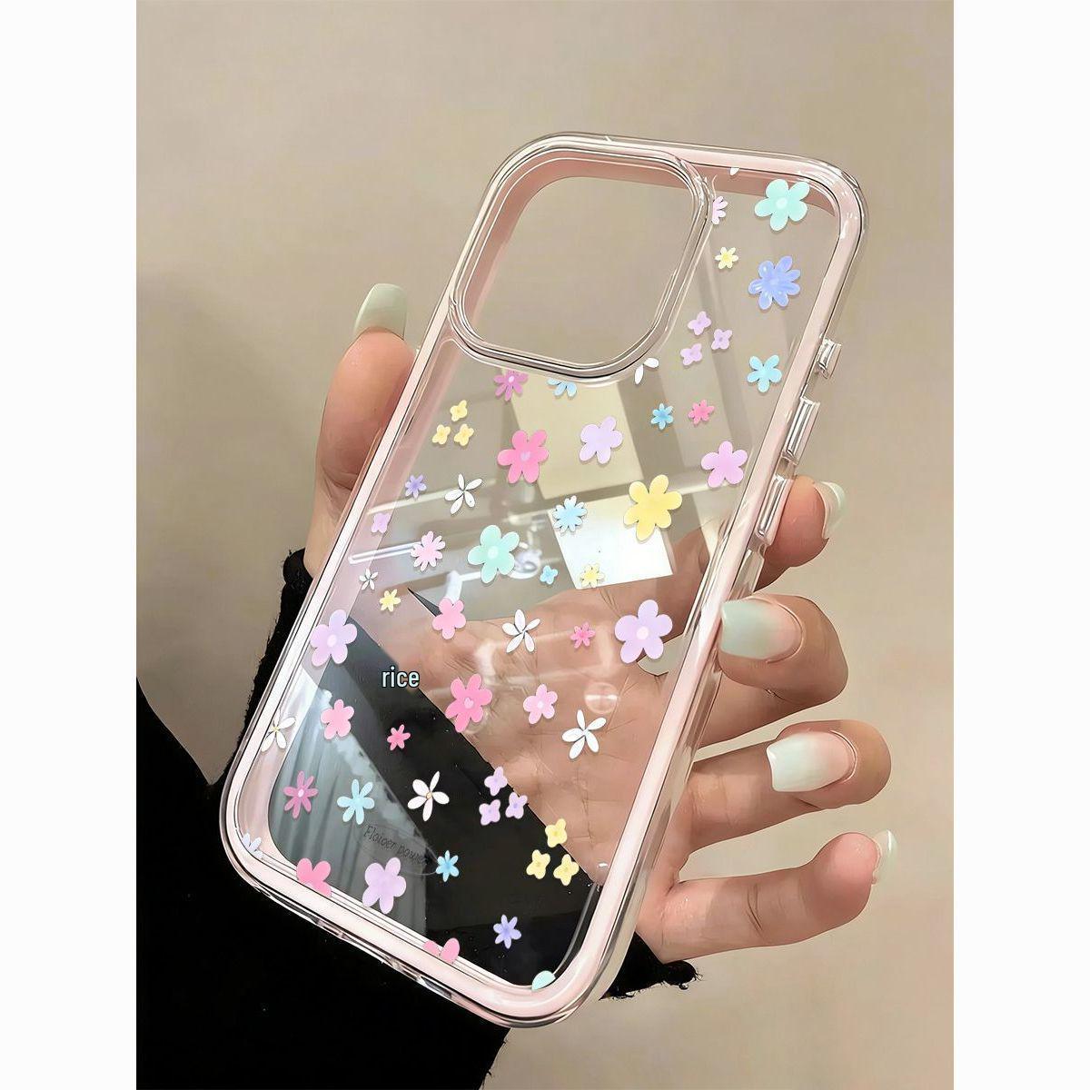 

Spring Floral Phone Case for iPhone 11-17 Pro - Anti-Fall Protection for Women 15 Plus
