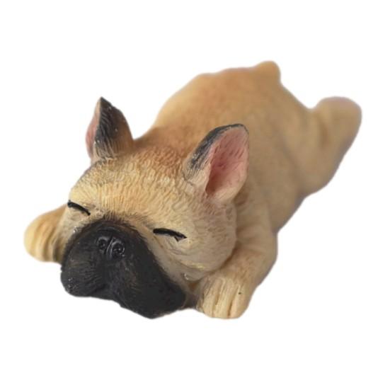 Cute Sleeping Dog Fridge Magnetic Sticker French Bulldog Mini Toy