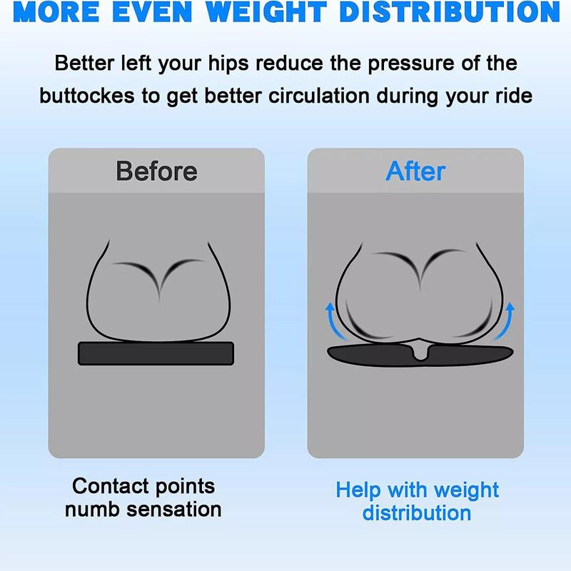 Motorcycle Cushion Shock Absorbing Breathable Sunproof Shock Absorbing Seat Cover Motorcycle Seat Cover