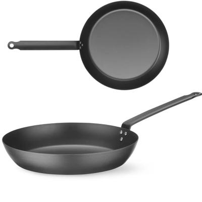 Frying Pan for All Types of Cookers, Made of Carbon Steel, Diameter 264 Mm