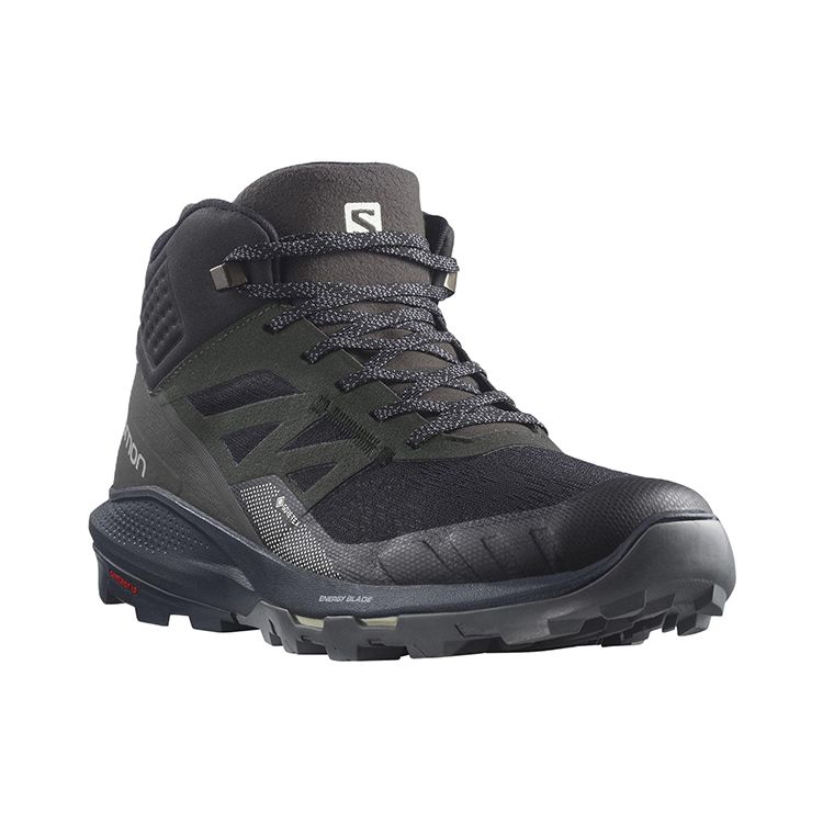 SALOMON Outpulse Mid Gore-Tex Outdoor Functional Shoes Men Shoes Black 415888