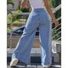 2026 casual long pants, high-waisted wide-leg pants, women's jeans style