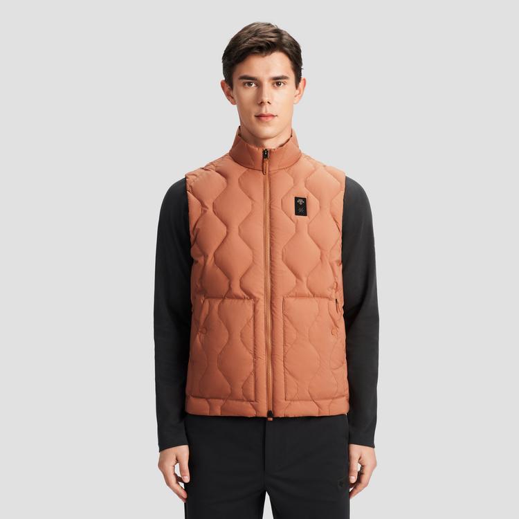 Descente Dualis Water-Resistant Breathable Down Vest Men vests D4131DDV86A