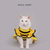 Dog Dress Cute Bee, Pet Bee Costumes, Yellow Cartoon Bumble Bee Stripes Dog Kitten Cat Puppy Pet Apparel for Party Halloween