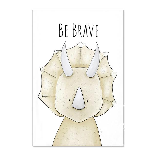 Folhas de decoração de animais, pôster de arte de parede, telas infantis, pinturas de quarto para berçário, impressões decorativas, pôsteres de parede sem moldura