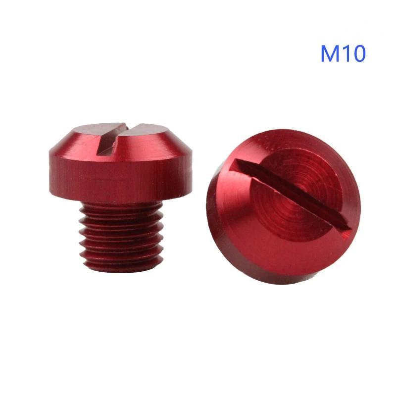 2 pezzi antiruggine moto CNC alluminio M8 M10 tappi per fori specchietto retrovisore viti supporto specchietto retrovisore accessori moto