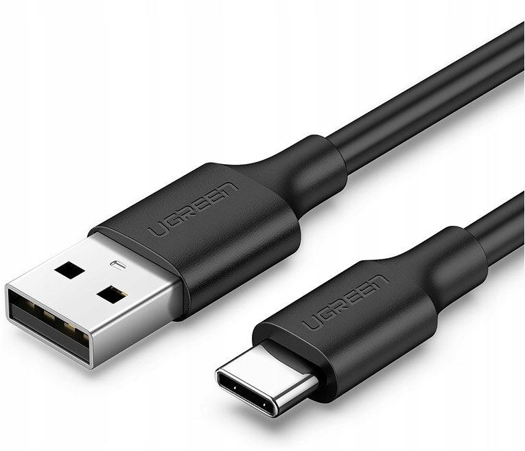 Ugreen Kabel USB - USB Typ C Quick Charge Schwarz Stark 1M