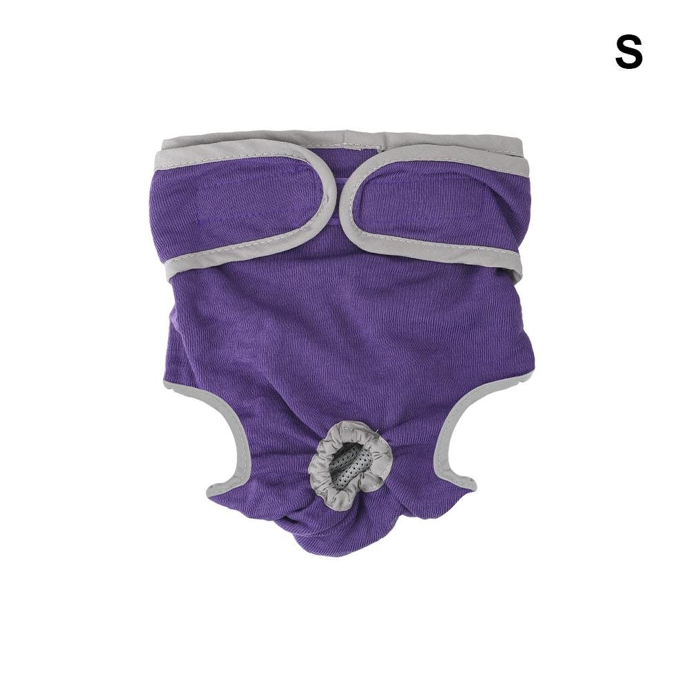 

Для маленьких собак среднего размера, суки, шорты для собак, товары для домашних животных, нижнее белье для домашних животных, подгузники для щенков, физиологические штаны Purple (S)