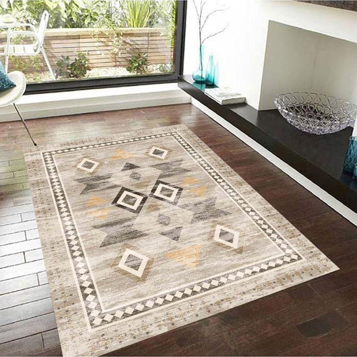 Tapis de salon 160x230 cm Polyester Beira