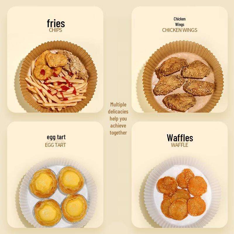 MODX Round Air Fryer Paper Liners (7-Pack)