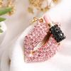 Rhinestone Lip Keychain Pendant Diamond Lip & Lipstick Bag Charm Sparkling Lip Pendant for Women Girls