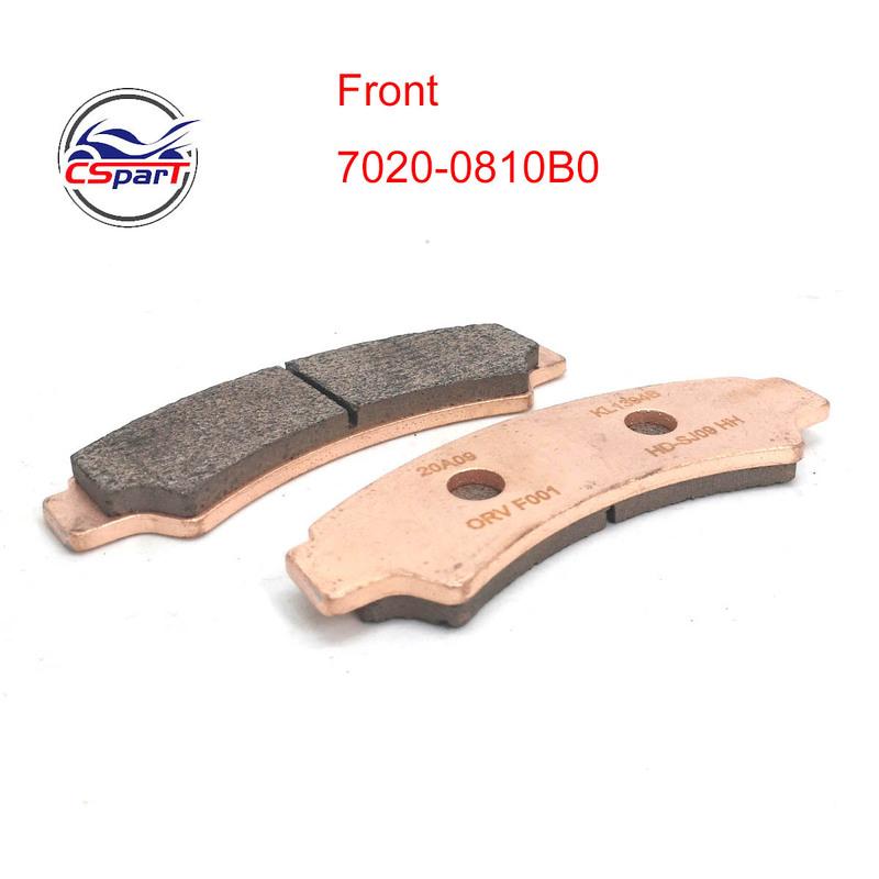 4er Set Bremsbeläge für CFMoto ZFORCE CFORCE UFORCE 450 550 500 600 800 1000 2018 2019 2020 7020-0810B0 7020-0810A0