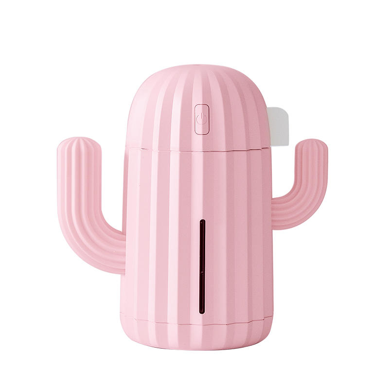 USB Mini Cactus Humidifier Cactus Essential Oil Diffuser 340 ML Ultrasonic Air Humidifier | Humidifiers