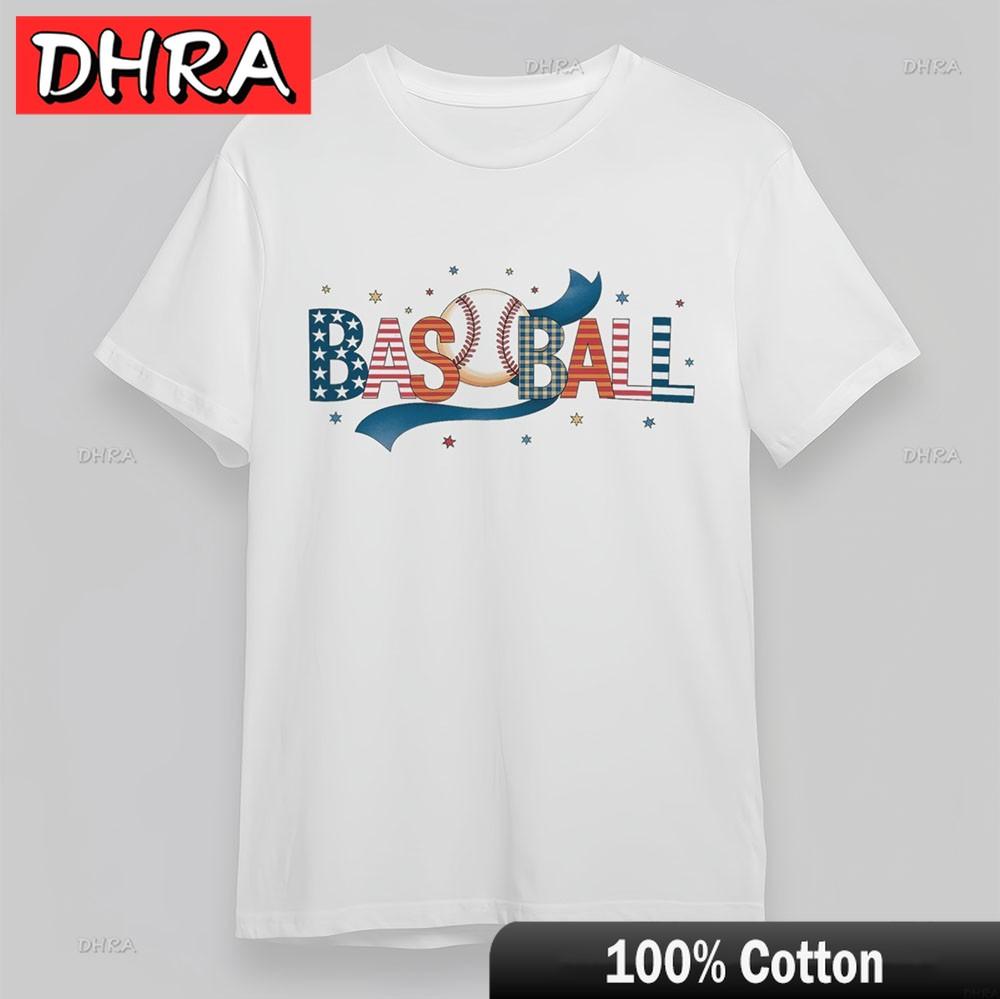 Unisexs Classic TShirt Star Stripe Letter Sports Tee Short Oversize White Cotton Shirts Tees for Unisex TShirt Hombre Girlfriend