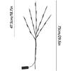 Led Branch Light Battery Operated Lighted Branches Vase Filler Willow Twig Lighted Branch 30 Inch 20 LED for Christmas Home Party Decoration Indoor