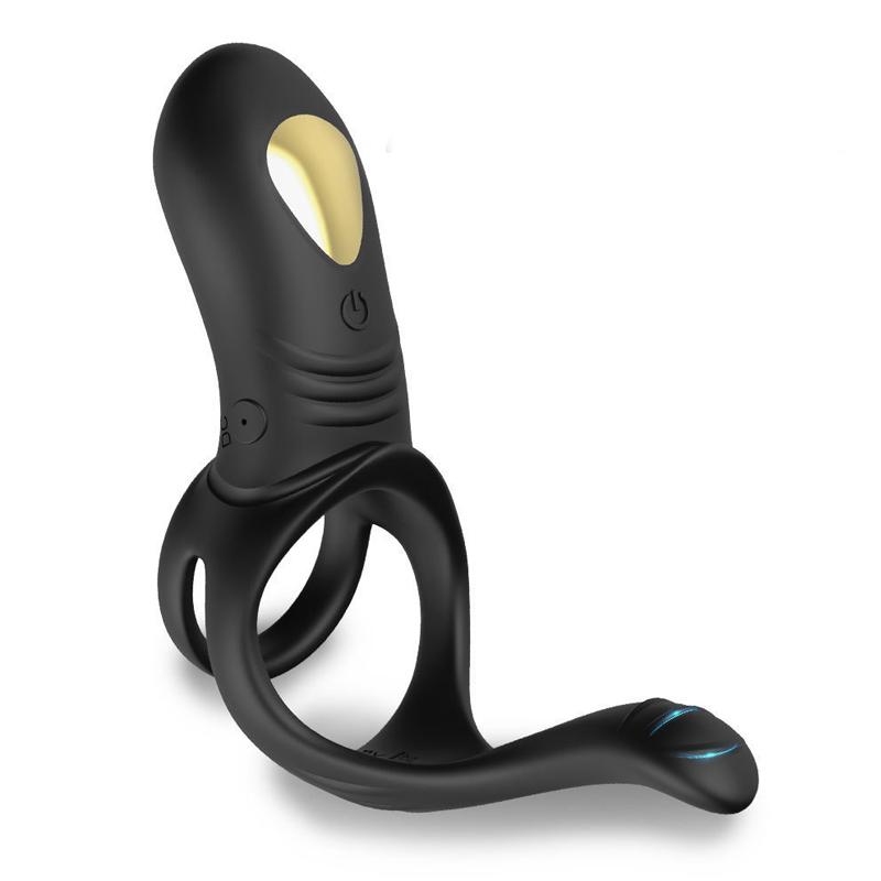 Penisring Vibrierender Klitorisstimulator G-Punkt-Massagegerät Verzögerung der Ejakulation Vagina Orgasmus Massageador Anal Vibrator Produkt für Erwachsene