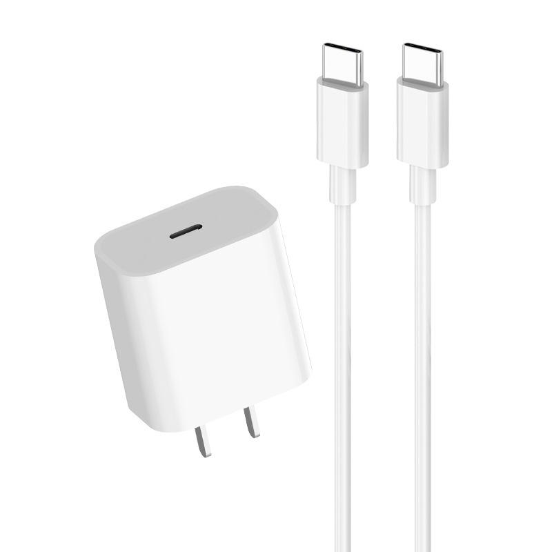 3C Certified 20W PD Fast Charger Kit for iPhone 14 with Type-C Cable