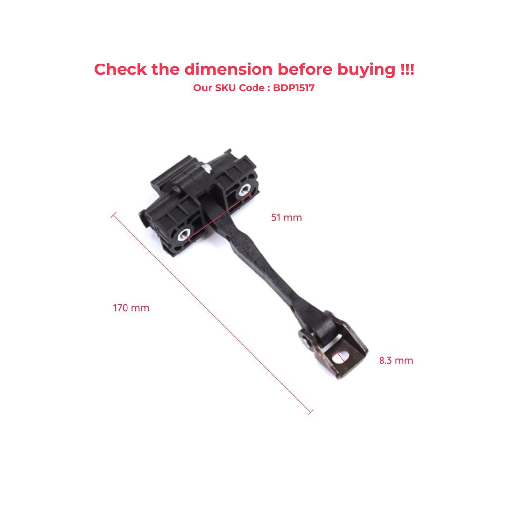 BDP1517 Limitator de ușă spate cu bandă limitatoare pentru Seat Leon MK3 5F ST 5F1 5F8 2012-2020 5F4839203A