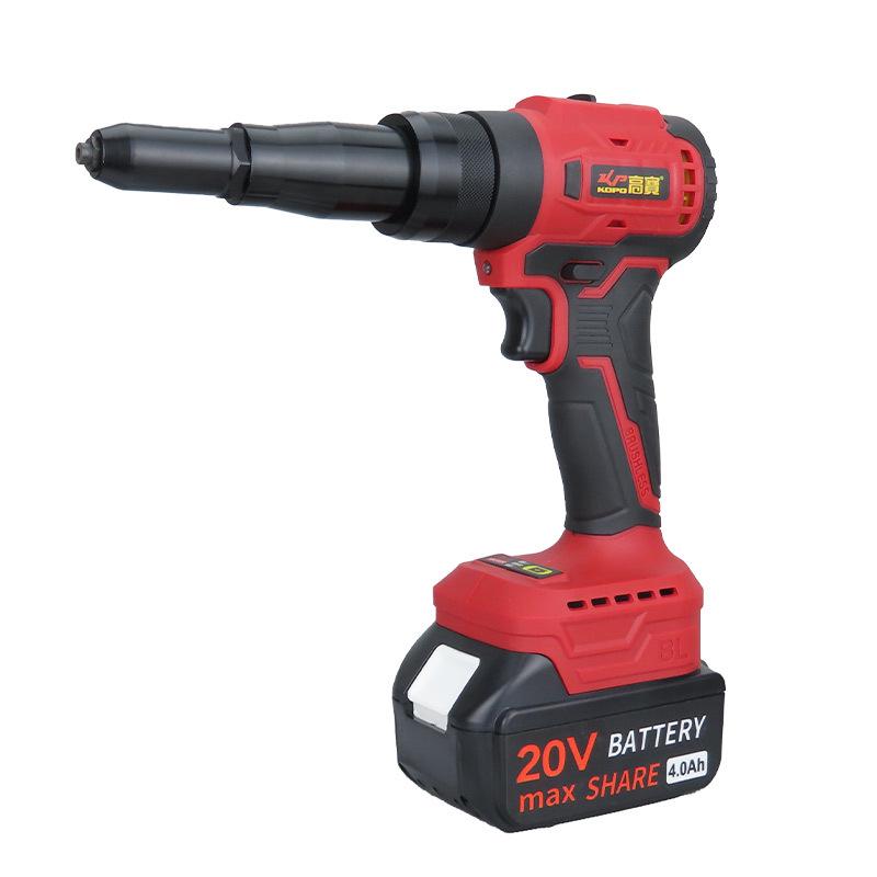 Gaobao Rechargeable Brushless Lithium Rivet Gun - Fully Automatic Pop Riveter