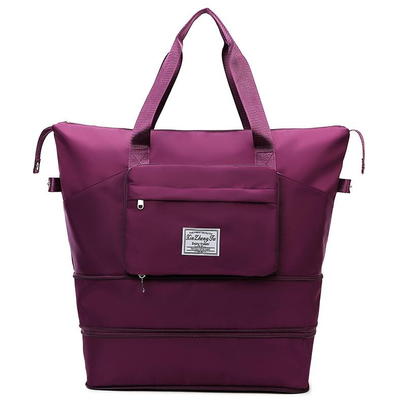 This large-capacity travel bag for women is a lightweight handbag for short trips, a maternity bag, and a sports and fitness bag