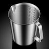 Stainless Steel Graduated Cup with Scale Milk Frothing Jug Stainless Steel Cup  Coffee Making