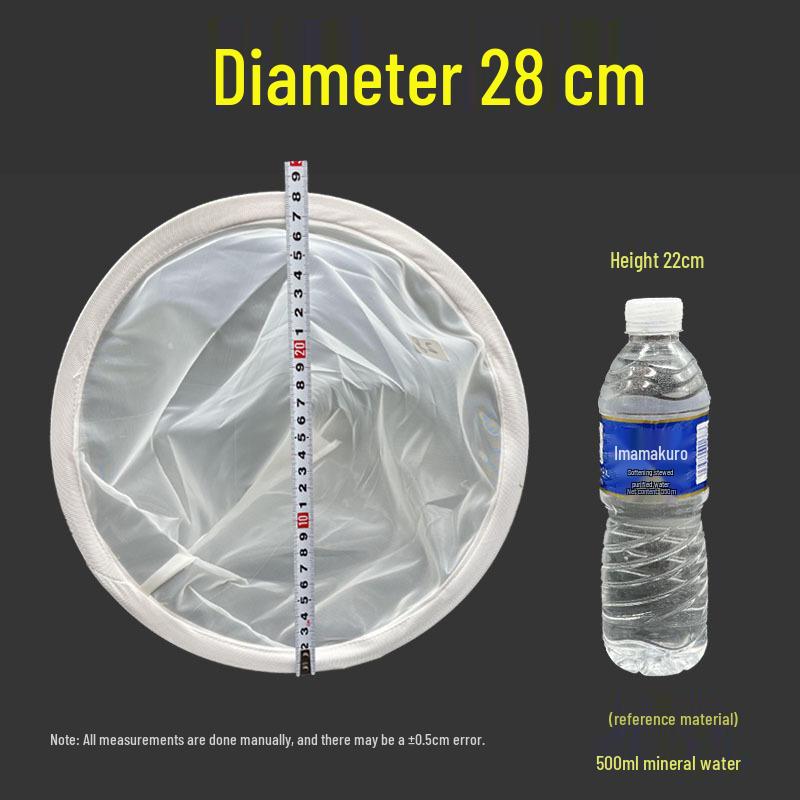 Ultra-Fine Mesh Sieve Bag: Funnel Filter & Dregs Separator for Honey, Juice, Soy Milk, Wine