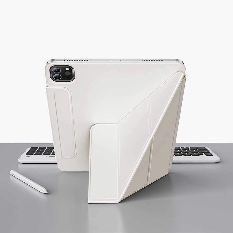 2025 iPad A16 Schutzhülle: 3-Fach Air6, Magnetisch, Rahmenlos, Ultradünn, Doppelseitiger Clip, 11 Zoll