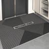 French Kitchen Floor Mat Leather Waterproof Oil-proof Foot Mats PVC Home Corridor Entrance Doormat Non-slip Dirt-resistant Rug