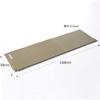 Captain Stag Inflatable Mat UB-3005 Khaki 58 x 188 cm