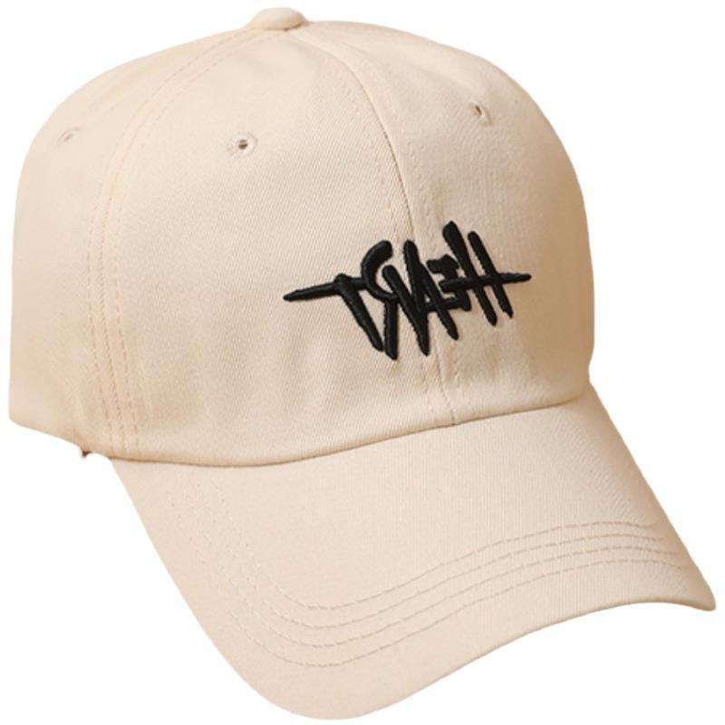 Big Head Embroidered Letter Hat Men and Women Summer Fashion Brand Korean Baseball Hat Spring and Summer Sun Protection Baseball Cap