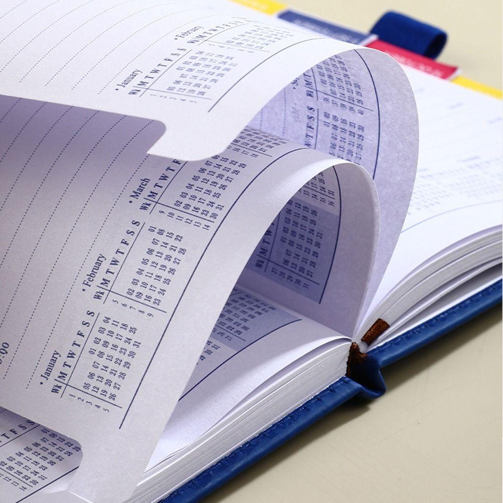 12 Months A5 Agenda Planning Notebook English To-do List Notebook  School