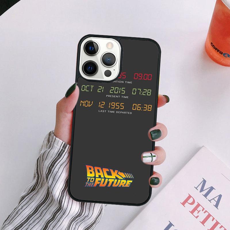 Back To the Future Flux Capacitor Phone Case For iPhone 14 13 12 16Pro Max 15 Mini  Plus X XS Max XR Cover Coque