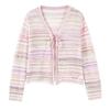 Women's Gradient V-Neck Knit Cardigan