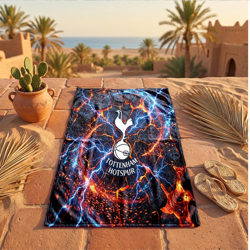 Tottenham Hotspur Print Microfiber Beach Towel Quick Dry Absorbent Large Towel For Beach Swimming Travel