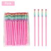50 Stück Kristall Wimpernbürste Microbrush Wimpernverlängerung Spoolie Wimpern Make-up Pinsel Regenbogenfarbe Kosmetikwerkzeug