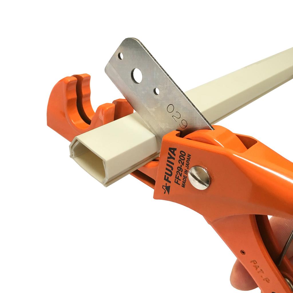Fujiya Resin Pipe Cutter Multi-Flexy FF29-200, Adjustable Tip to Fit Pipe Diameter, 200mm