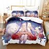 New Ascendance of a Bookworm Bedding Set 3D Print Kawaii Anime Duvet Cover for Adult Kid Bedroom