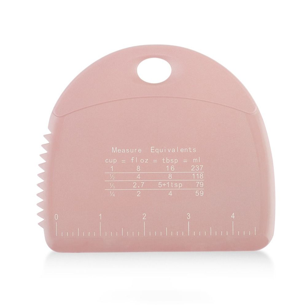 

Скребок для еды, силиконовый скребок для теста, многоцелевой, практичный, скребок для мисок, гибкий, без BPA, резак для теста, для выпечки розовый