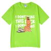 Marcus The Worm I Dont Like This Rock Funny Meme TShirt Summer Unisex Women Fashion Vintage Tshirts Cotton Short Sleeves T Shirts