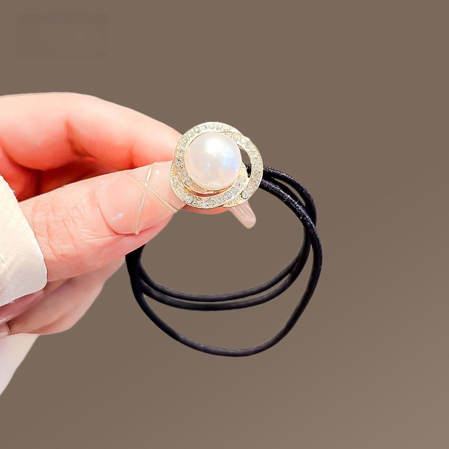 Exquisite Forest Style Butterfly Crystal Hair Ties - Durable Rubber Bands for Women