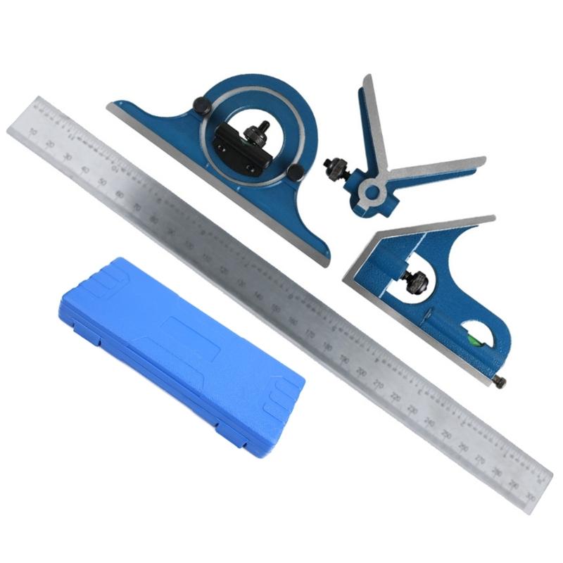 180 Degree 300mm Combination Ruler Essential Measuring Tool Set Suitable For Woodworking Engineers Engineering Projects 1